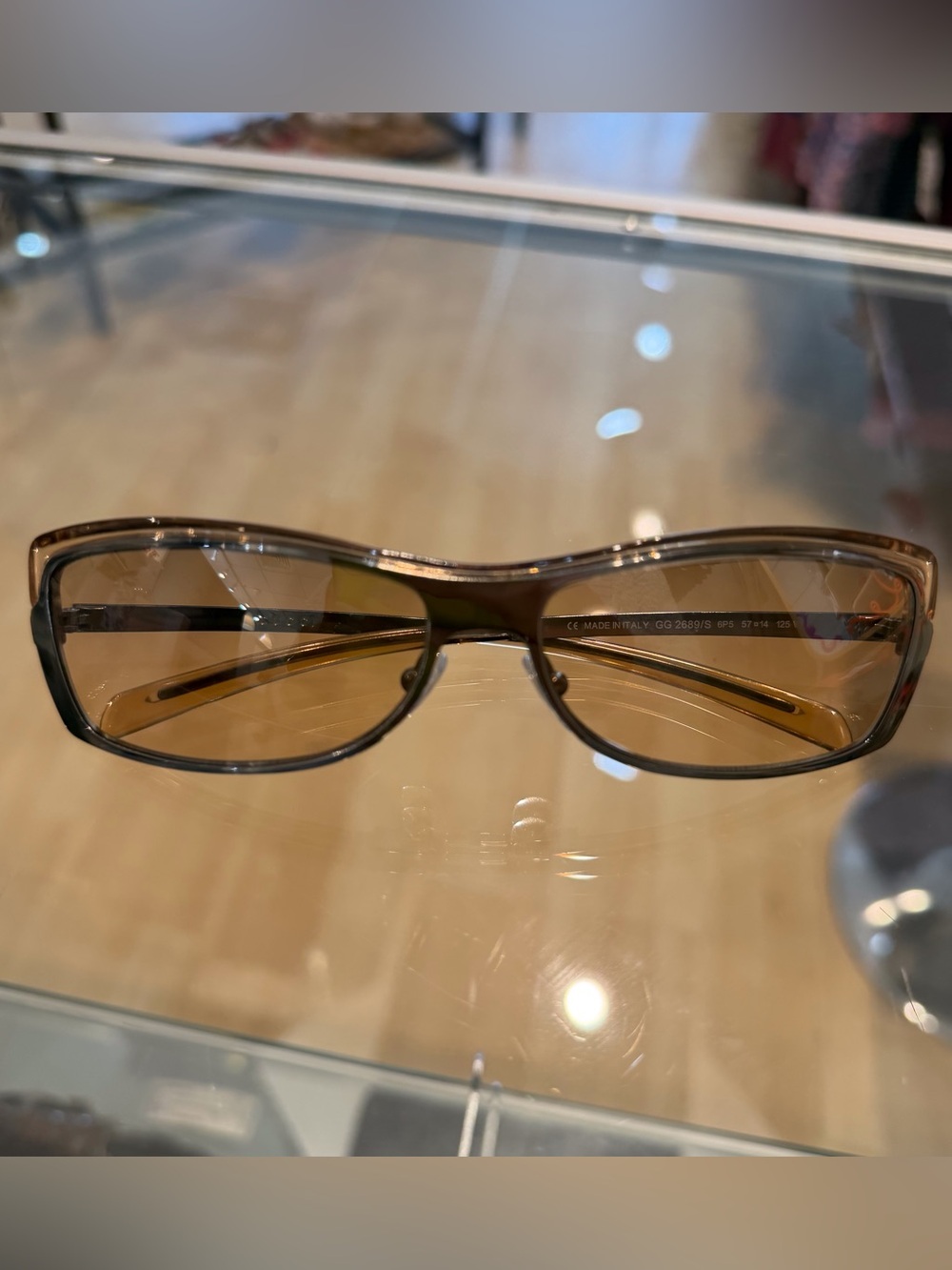Gucci Silver Sunglasses